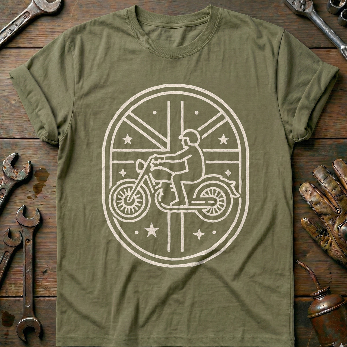 Olive - UK Biker 68 T Shirt