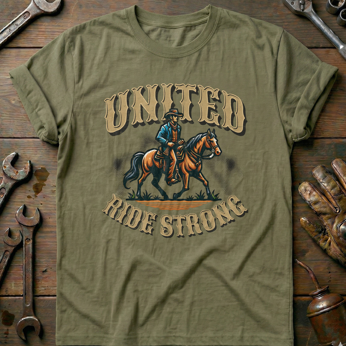 Olive - United Ride T-Shirt