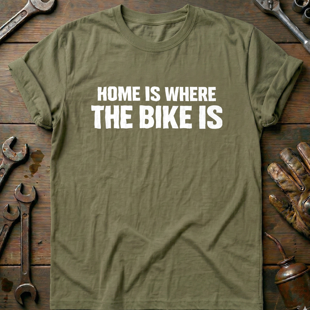 Olive - WHERE THE BIKE IS 026 T Shirt