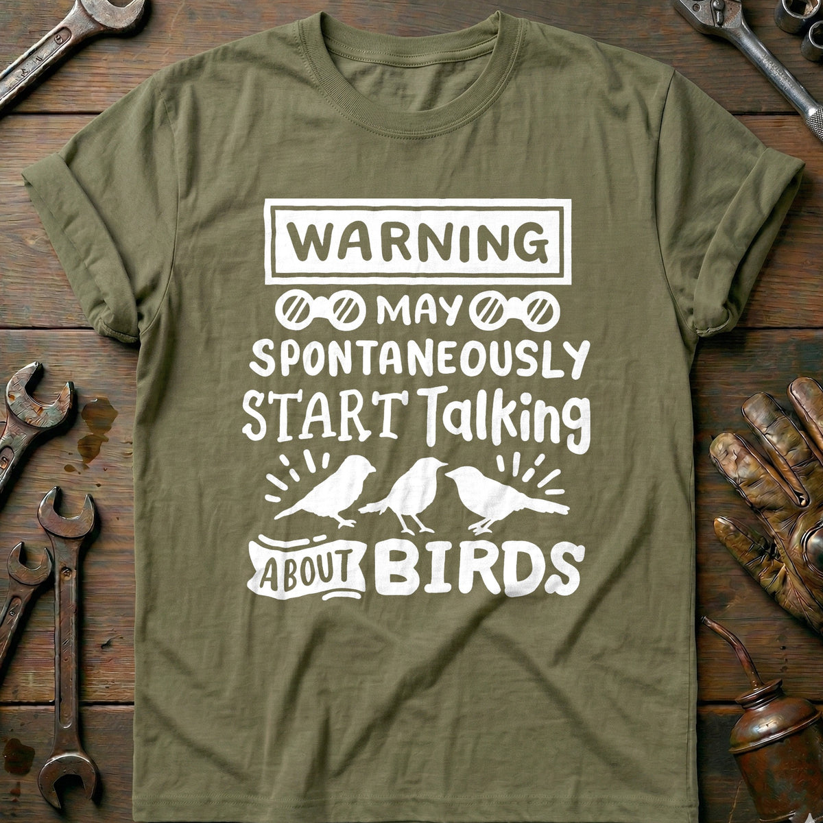 Olive - Warning 653 T Shirt