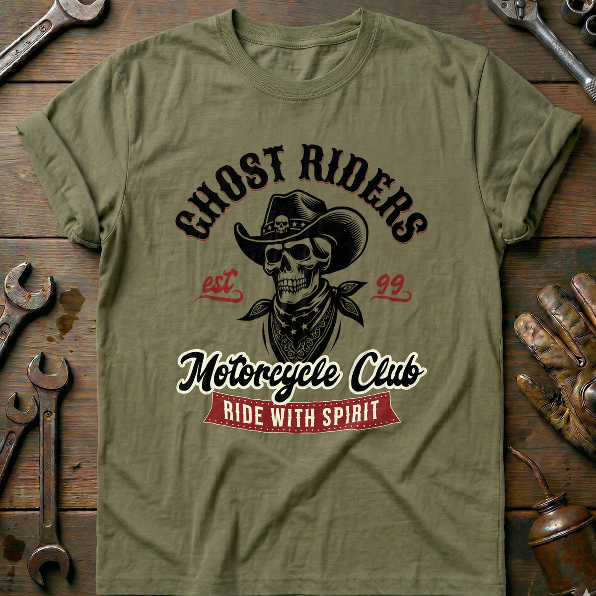 Olive - Western Skill T-Shirt