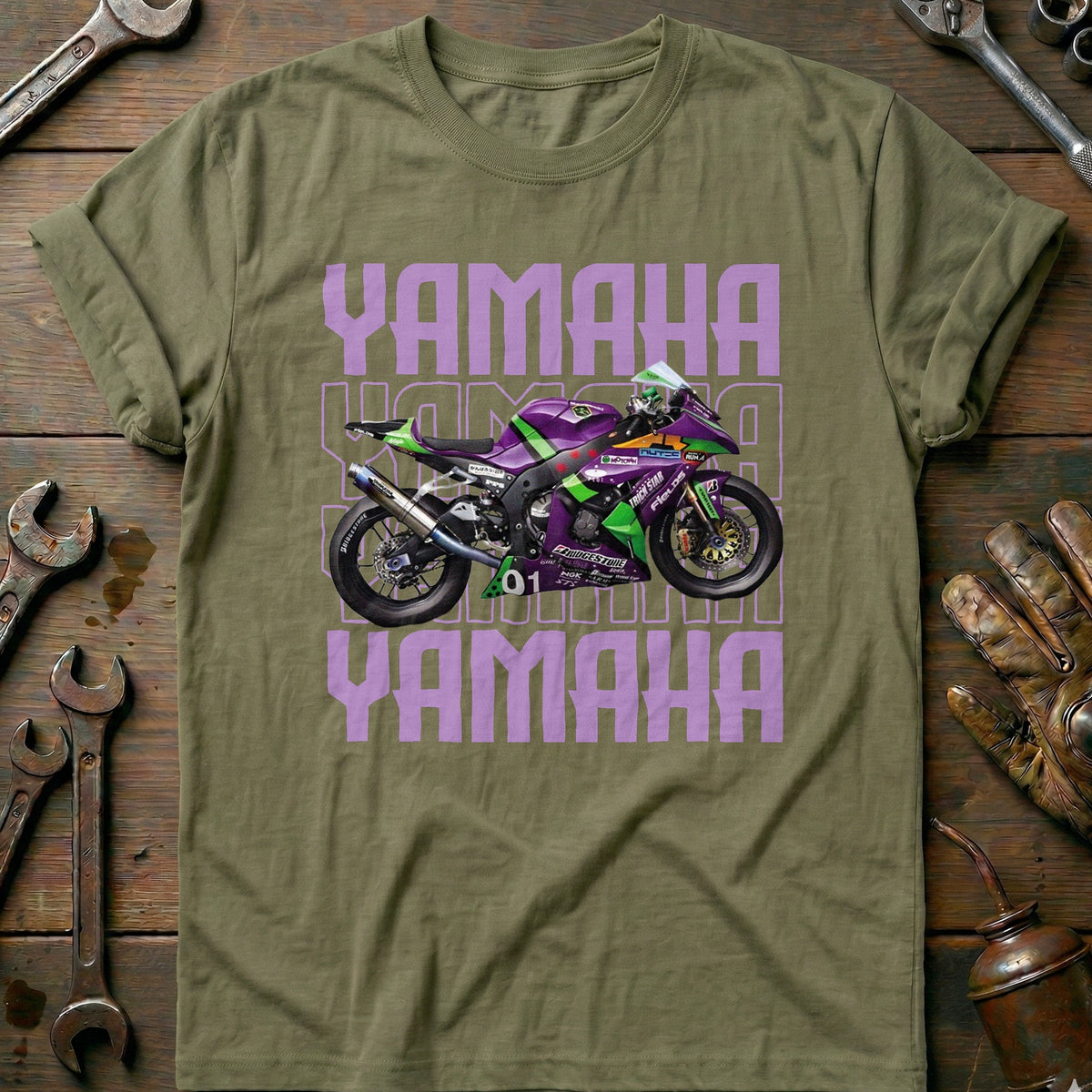 Olive - YAMAHA R6 PURPLE 028 T Shirt