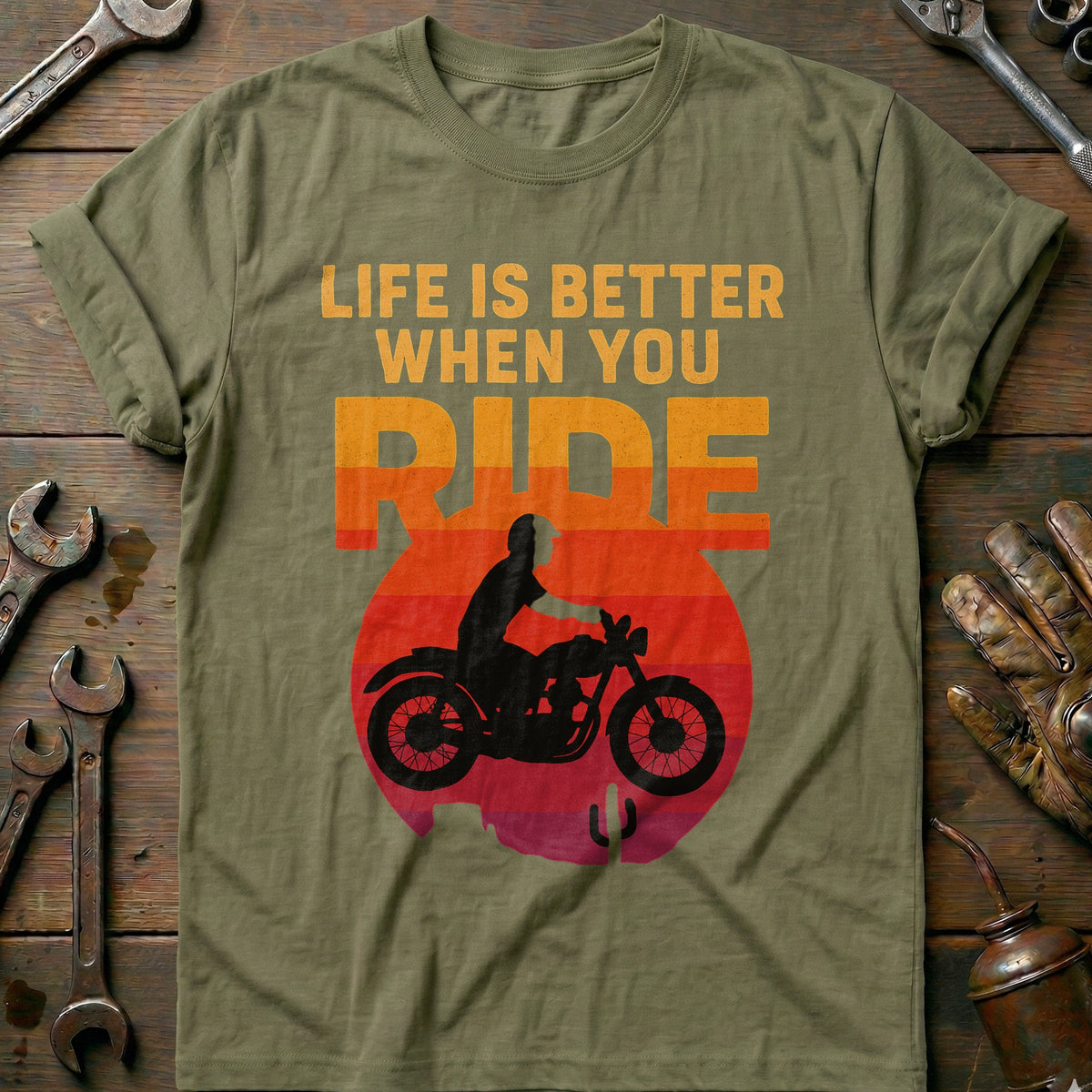 Olive - better when you ride 32 T Shirt