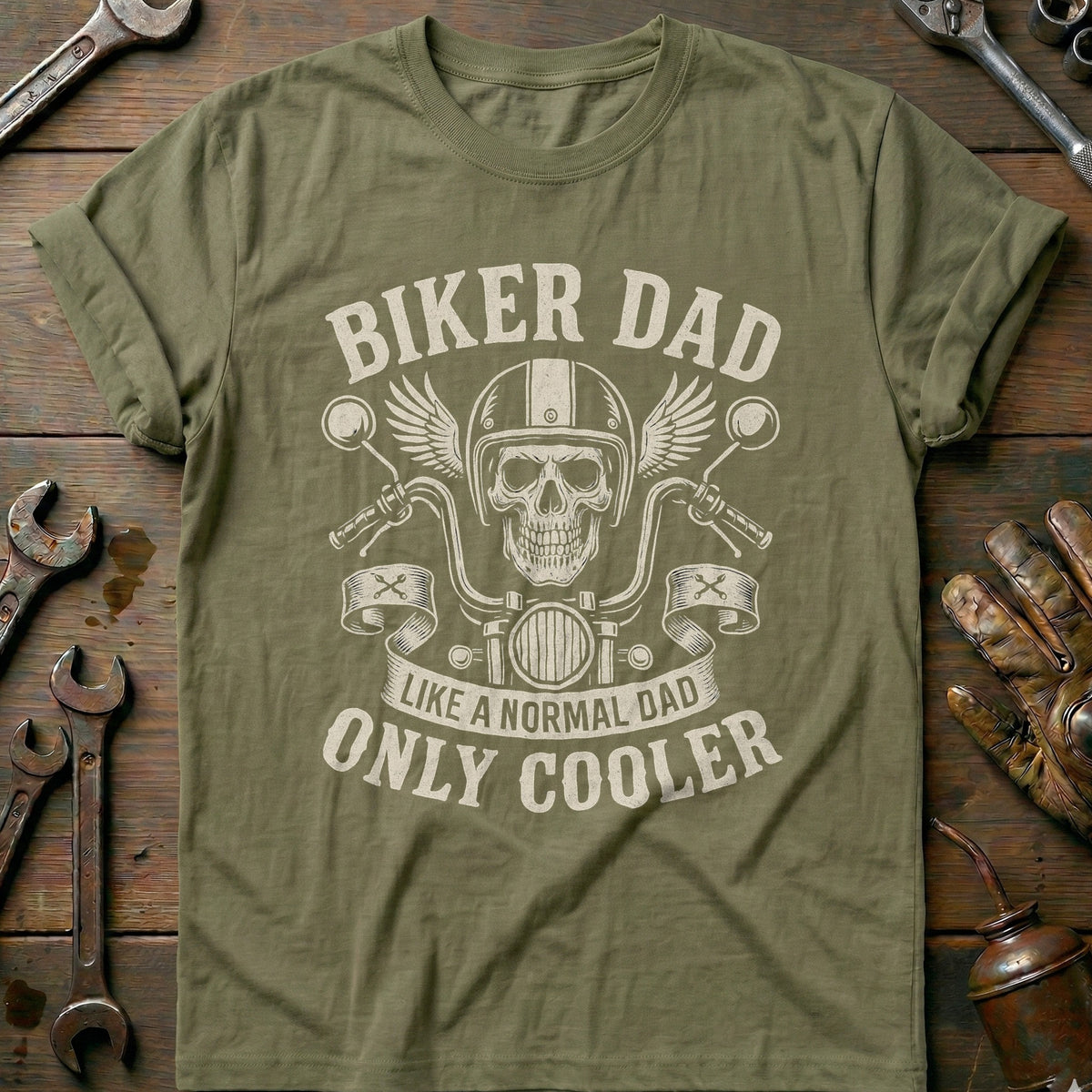 Olive - Biker Dad 421 T Shirt