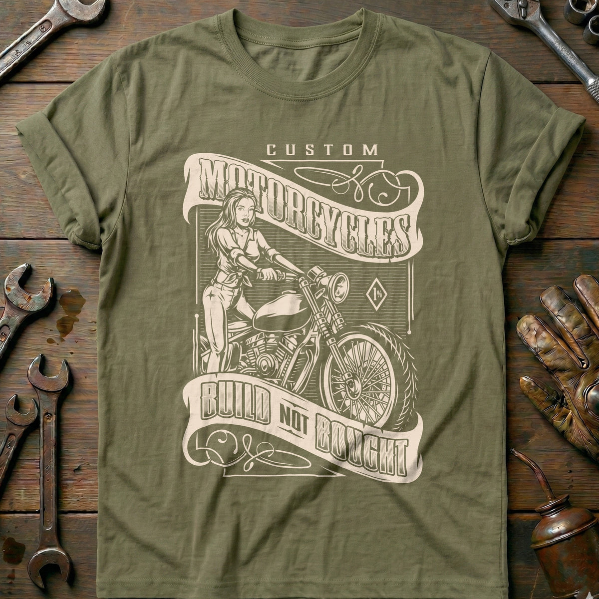 Olive - Build Not Bought T-Shirt