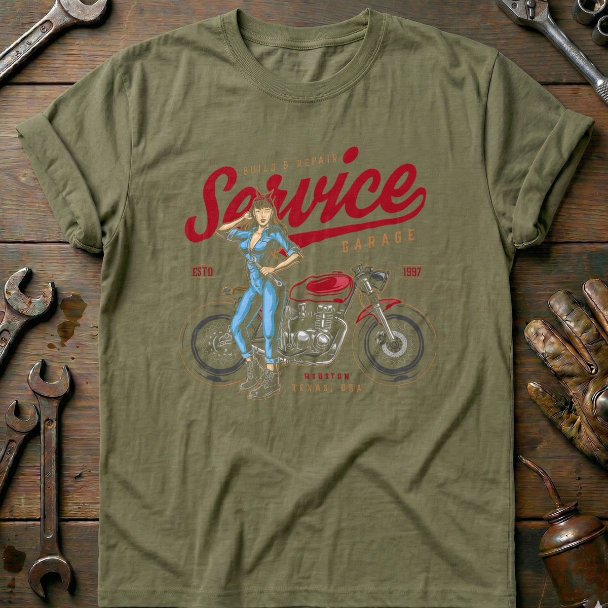 Olive - build repair vintage T Shirt