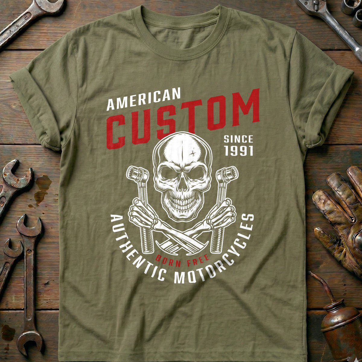 Olive - custom 1991 vintage T Shirt