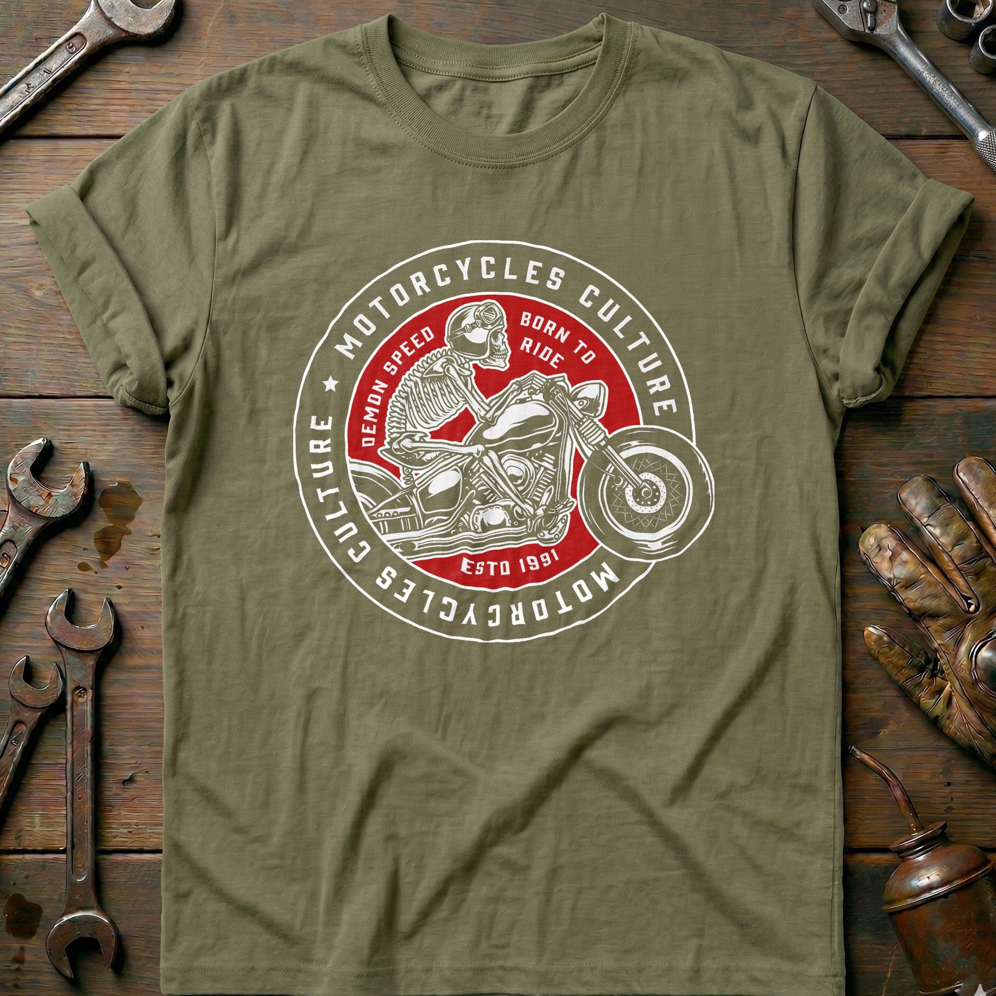 Olive - demon speed vintage T Shirt