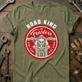Olive - fearless motorcycle Vintage T Shirt