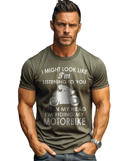 Look Like Listening Sportsbike T-Shirt