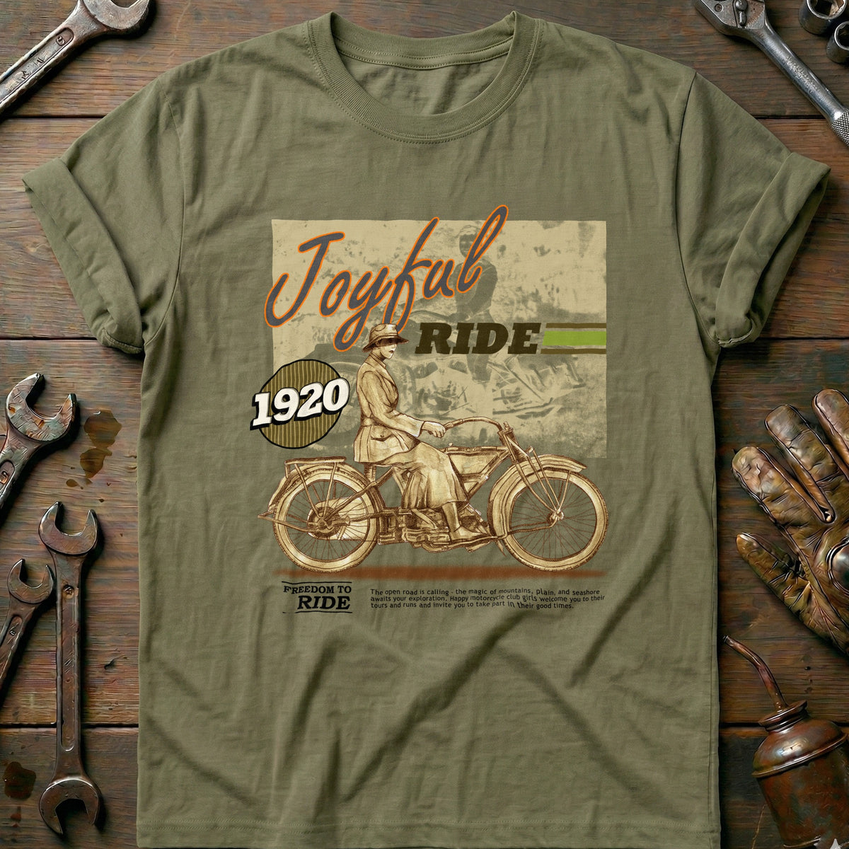 Olive - Joyful Ride Copy T-Shirt
