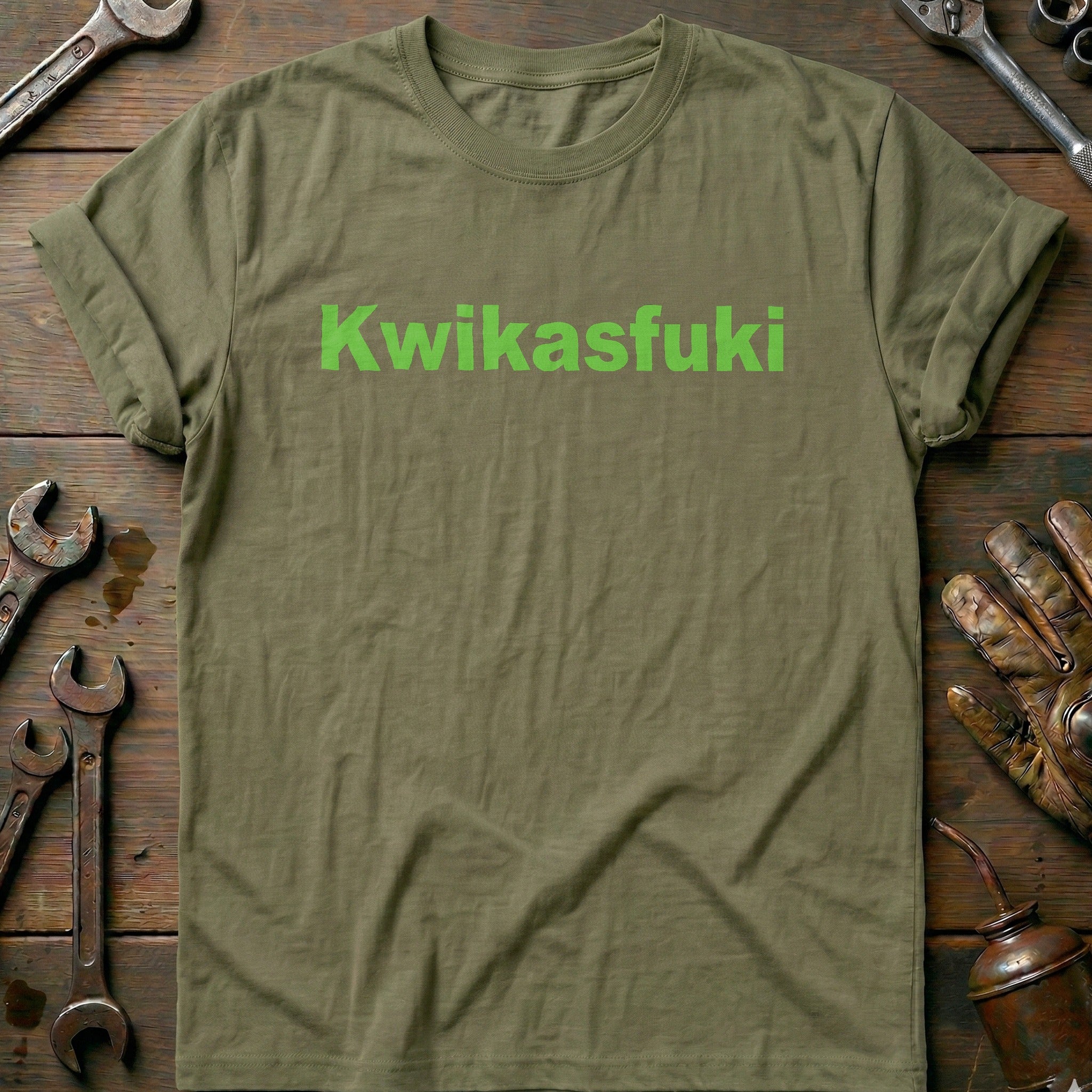 Olive - Kwikasfuki T-Shirt