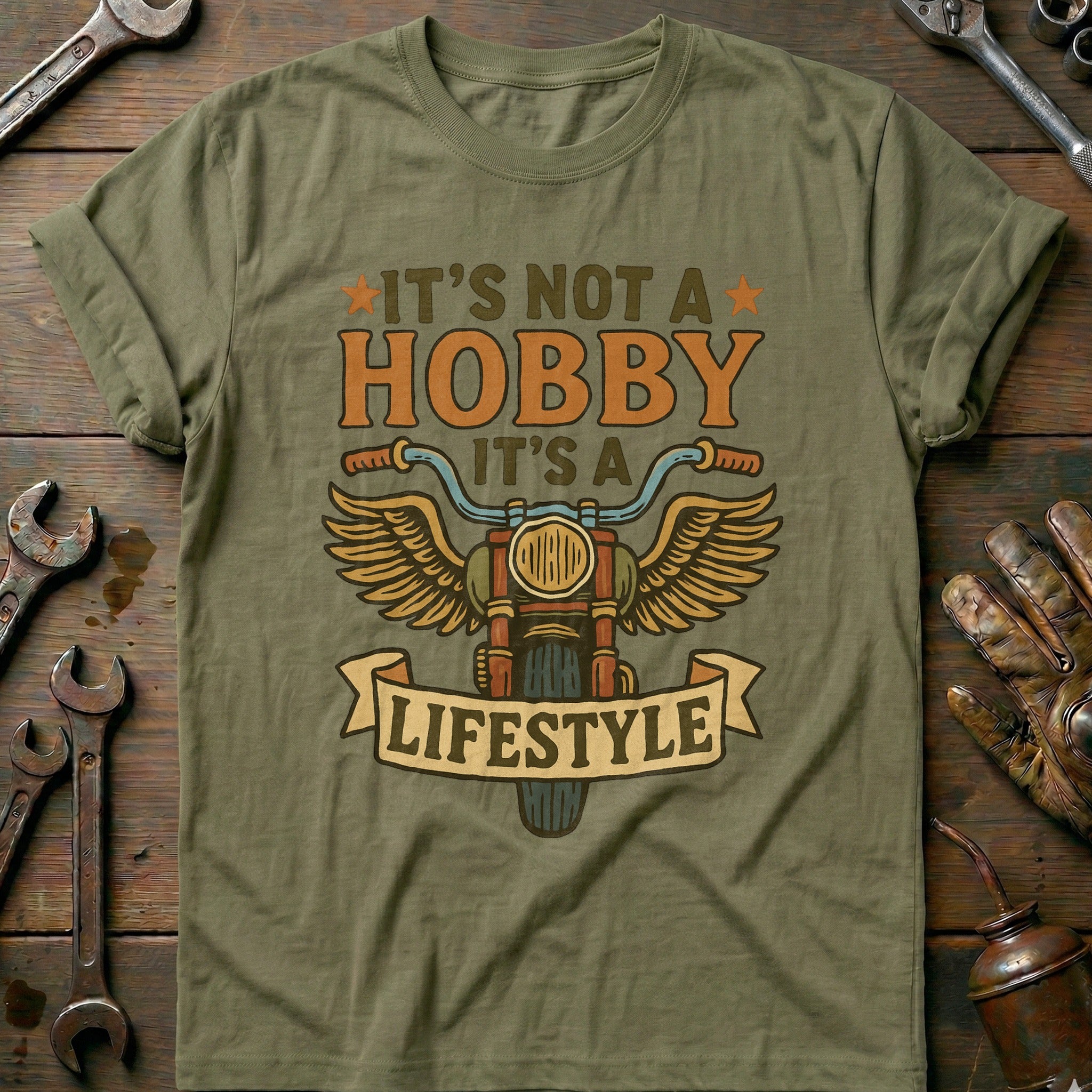 Olive - lifestyle motorcycle 28 T Shirt