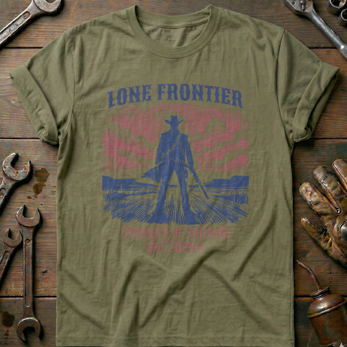 Olive - Lone Frontier - T-Shirt