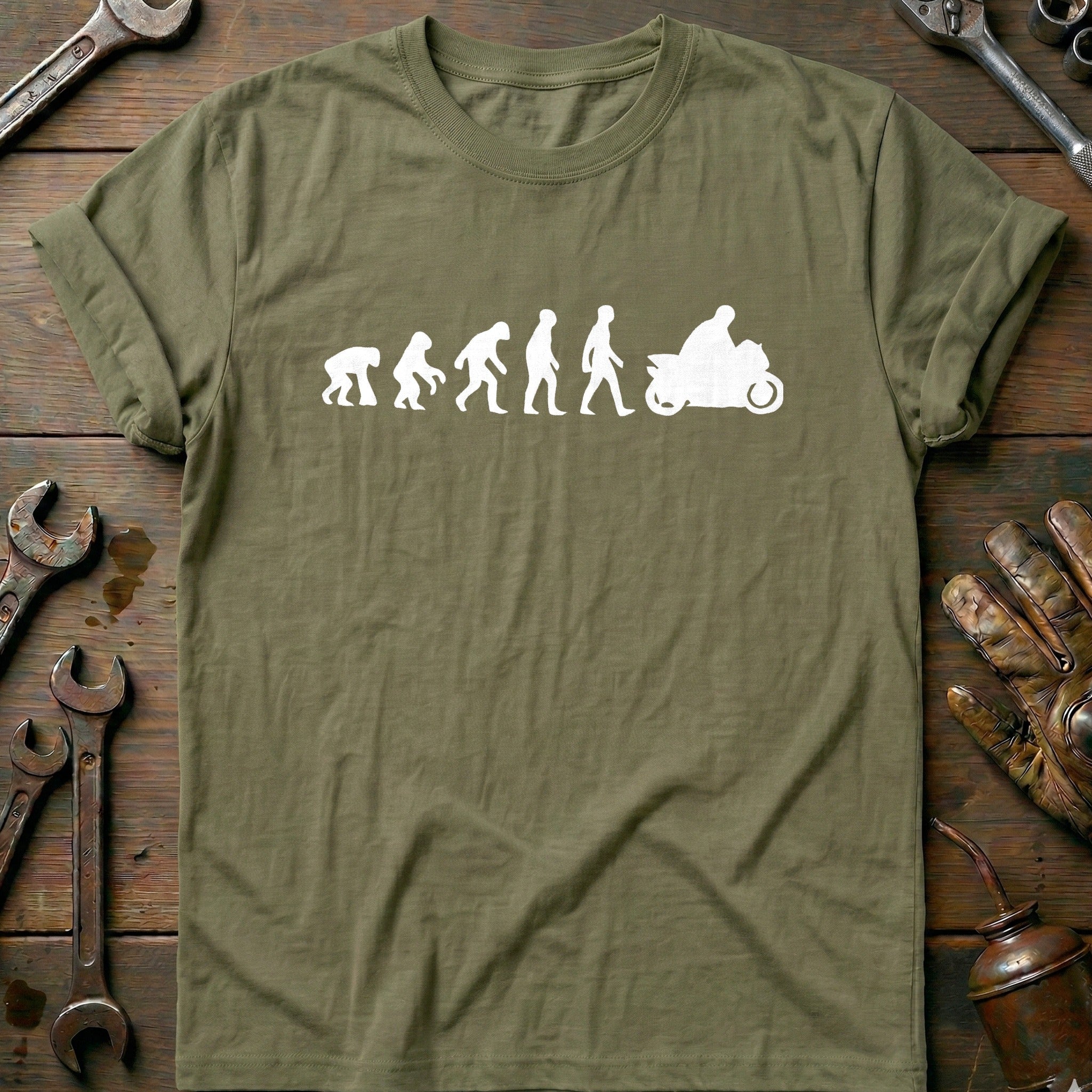 Olive - Evo Sports Bike 3 T-Shirt