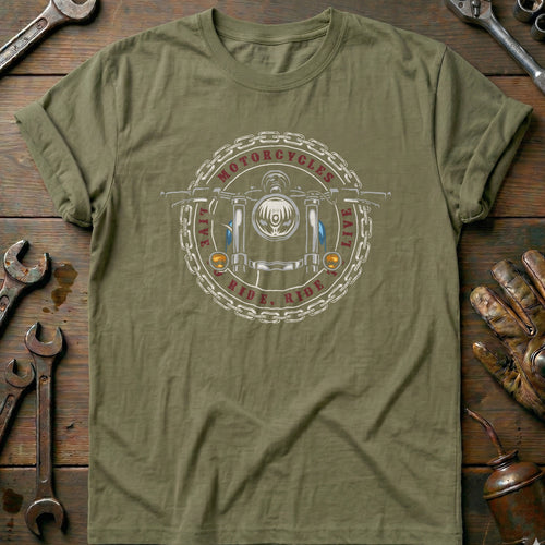 Olive - motorcycle ride vintage T Shirt
