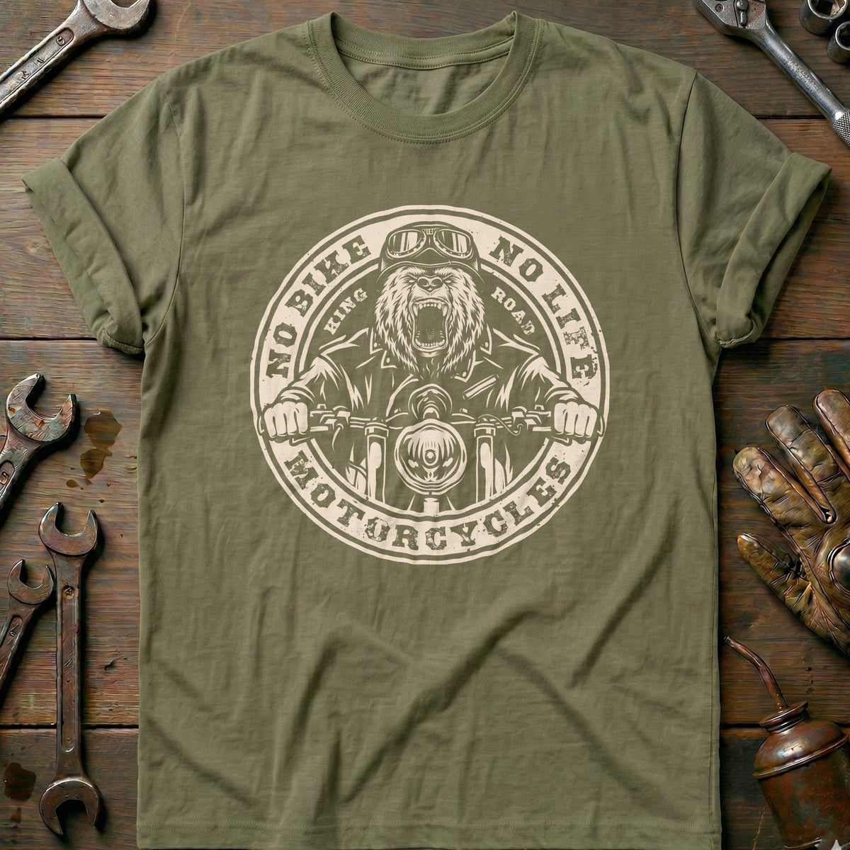 Olive - No Bike No Life T-Shirt