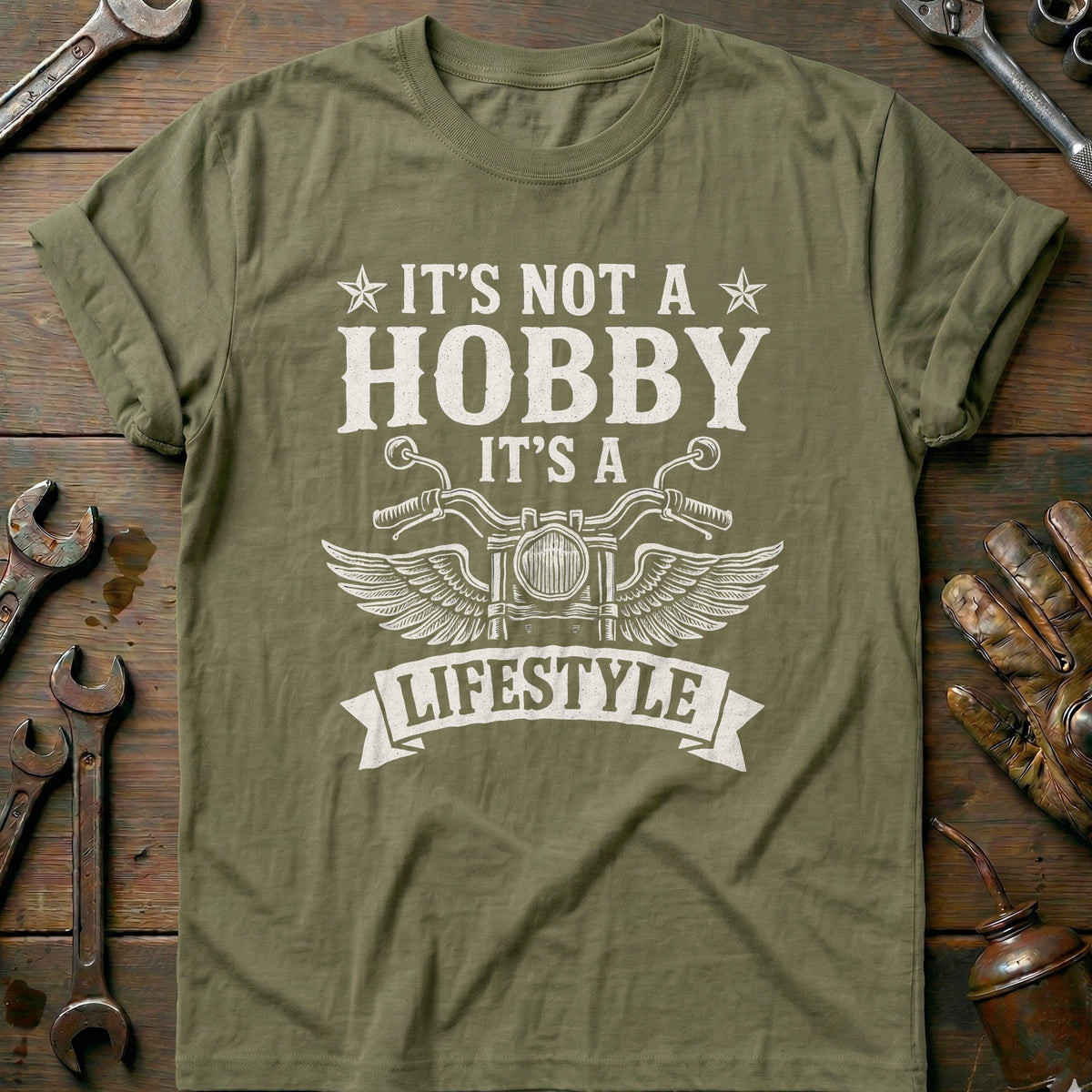 Olive - not a hobby motocycle T Shirt