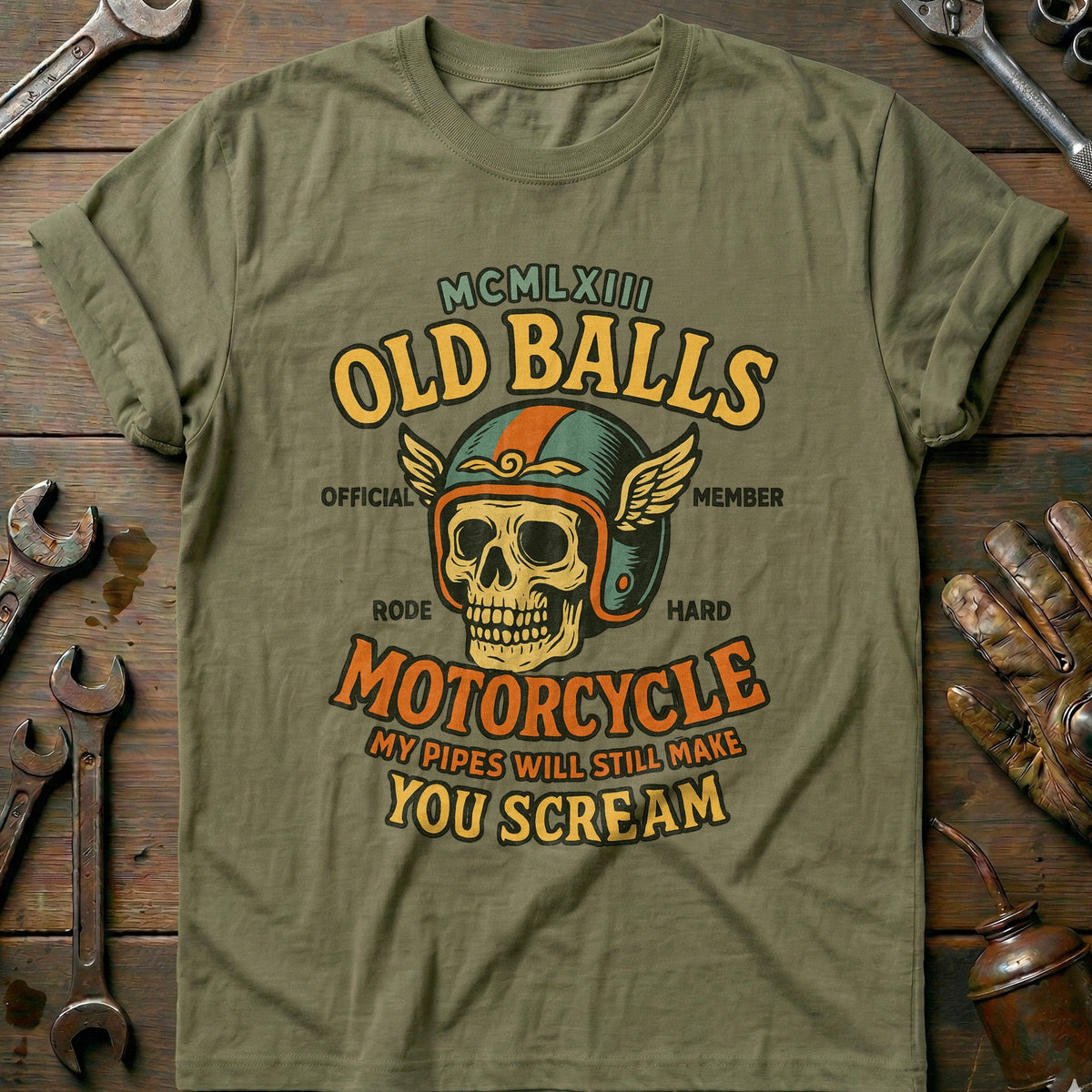 Olive - old balls 32 T Shirt