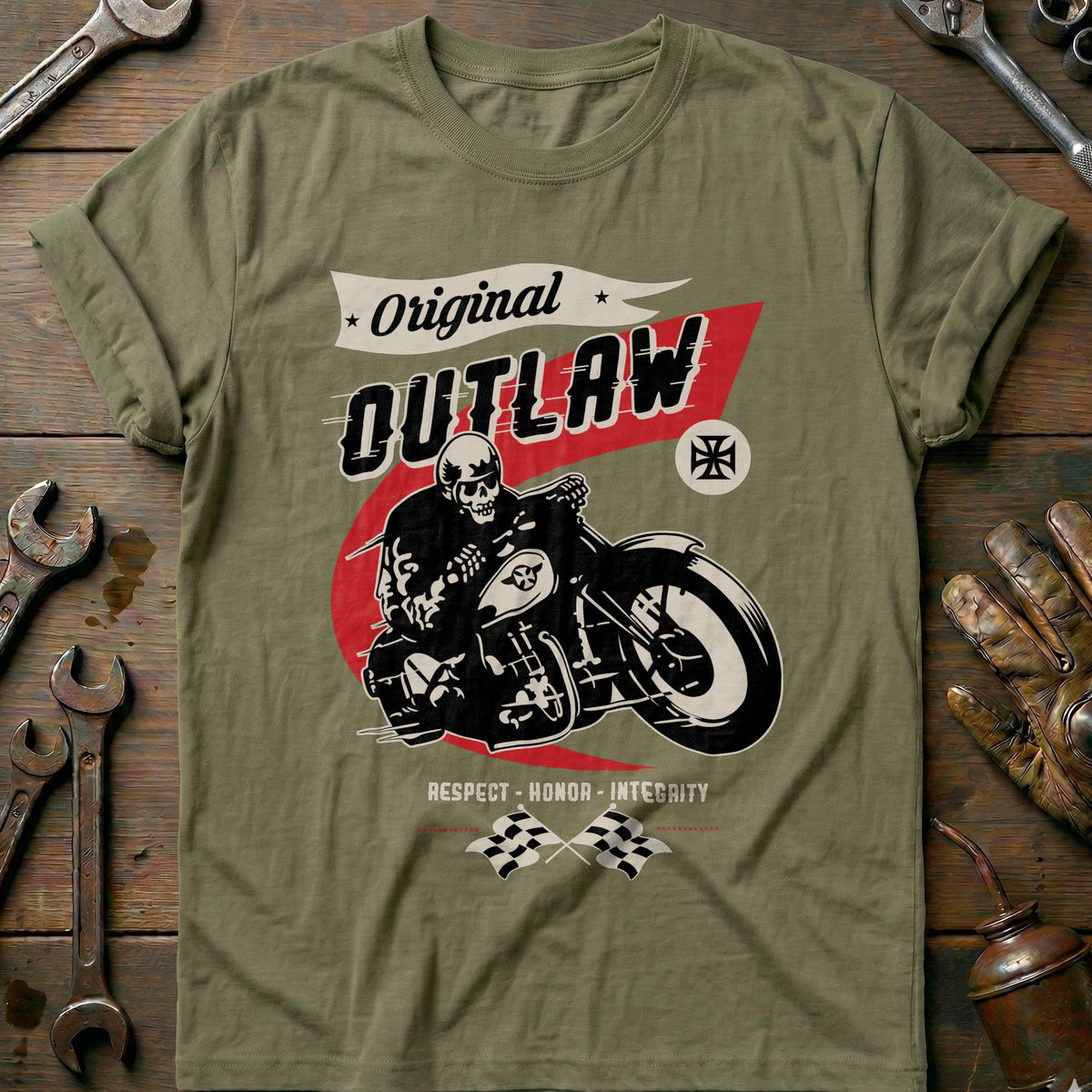 Olive - Original Outlaw T-Shirt