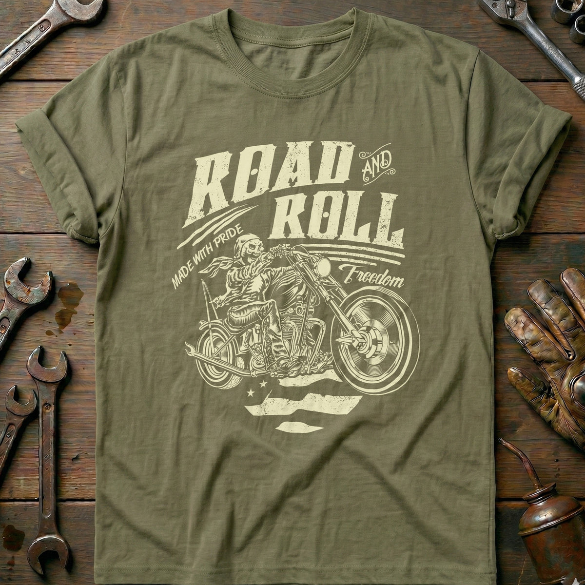 Olive - Road and Roll T-Shirt