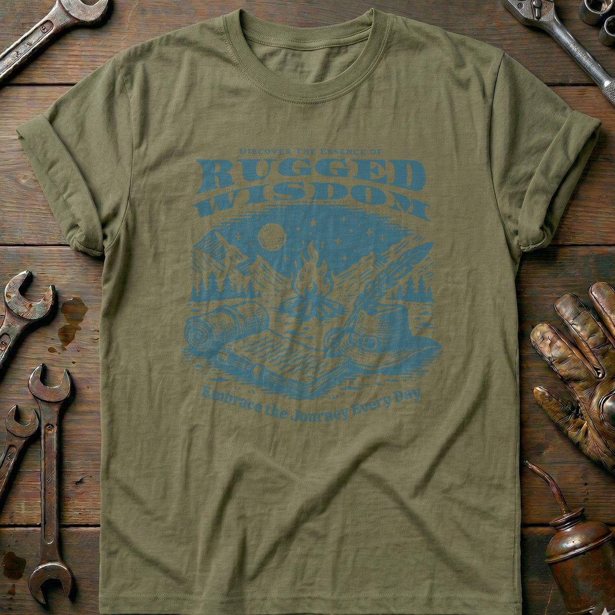 Olive - Rugged Wisdom – T-Shirt