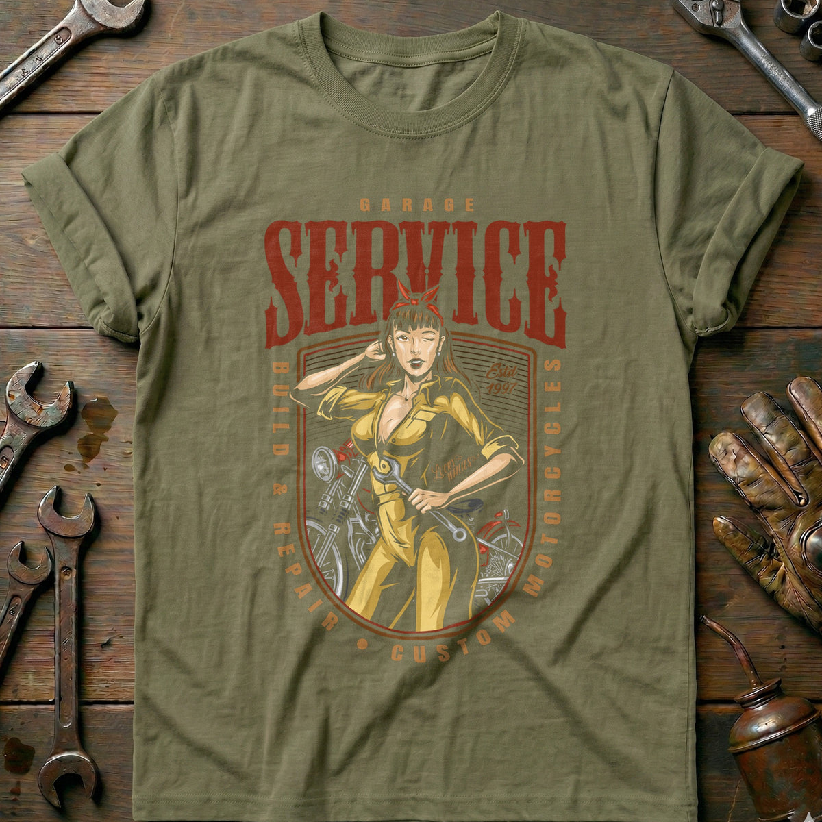 Olive - service girl vintage T Shirt