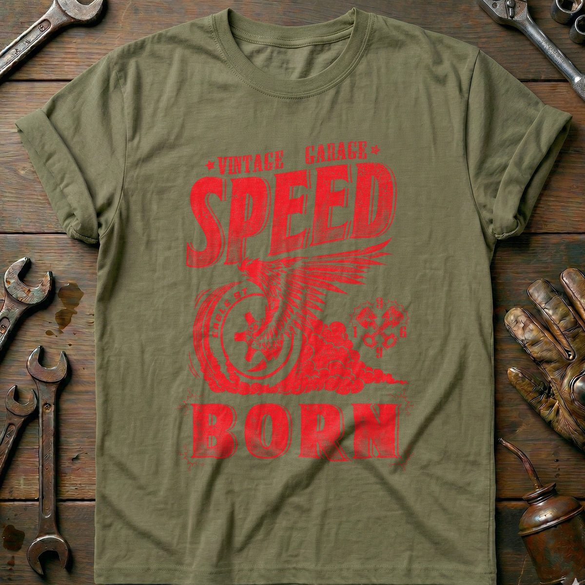 Olive - Speed Born T-Shirt