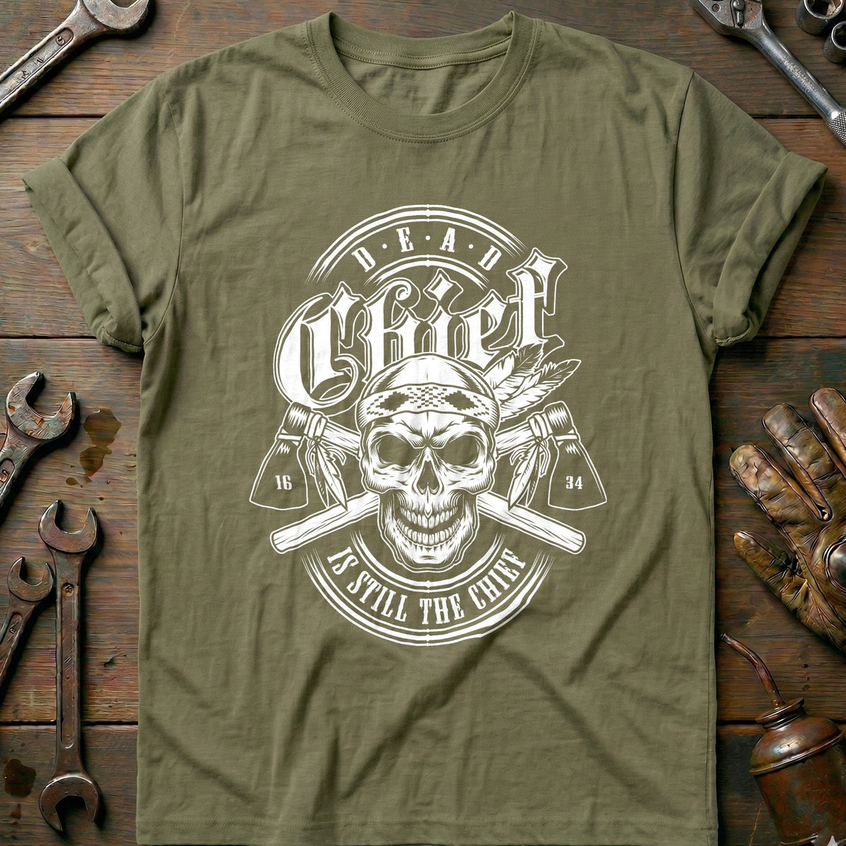 Olive - Still Chief - T-Shirt