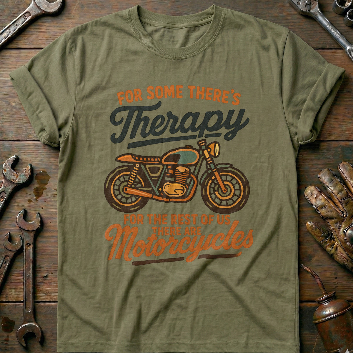 Olive - therapy motorcycle 37 T Shirt