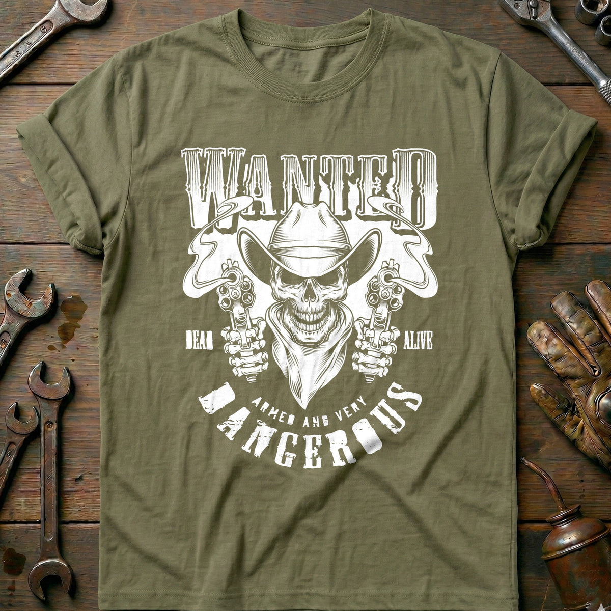 Olive - Wanted Dangerous T-Shirt