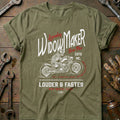 Olive - widow maker biker T Shirt