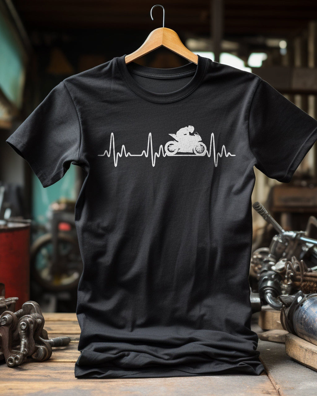 Sports Bike Heartbeat T-Shirt