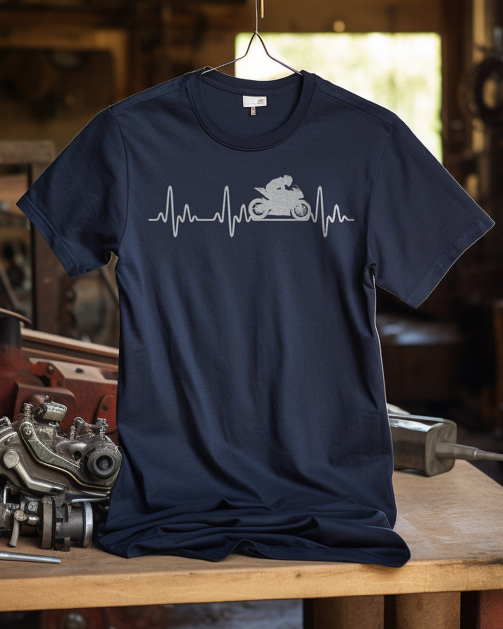 Sports Bike Heartbeat T-Shirt