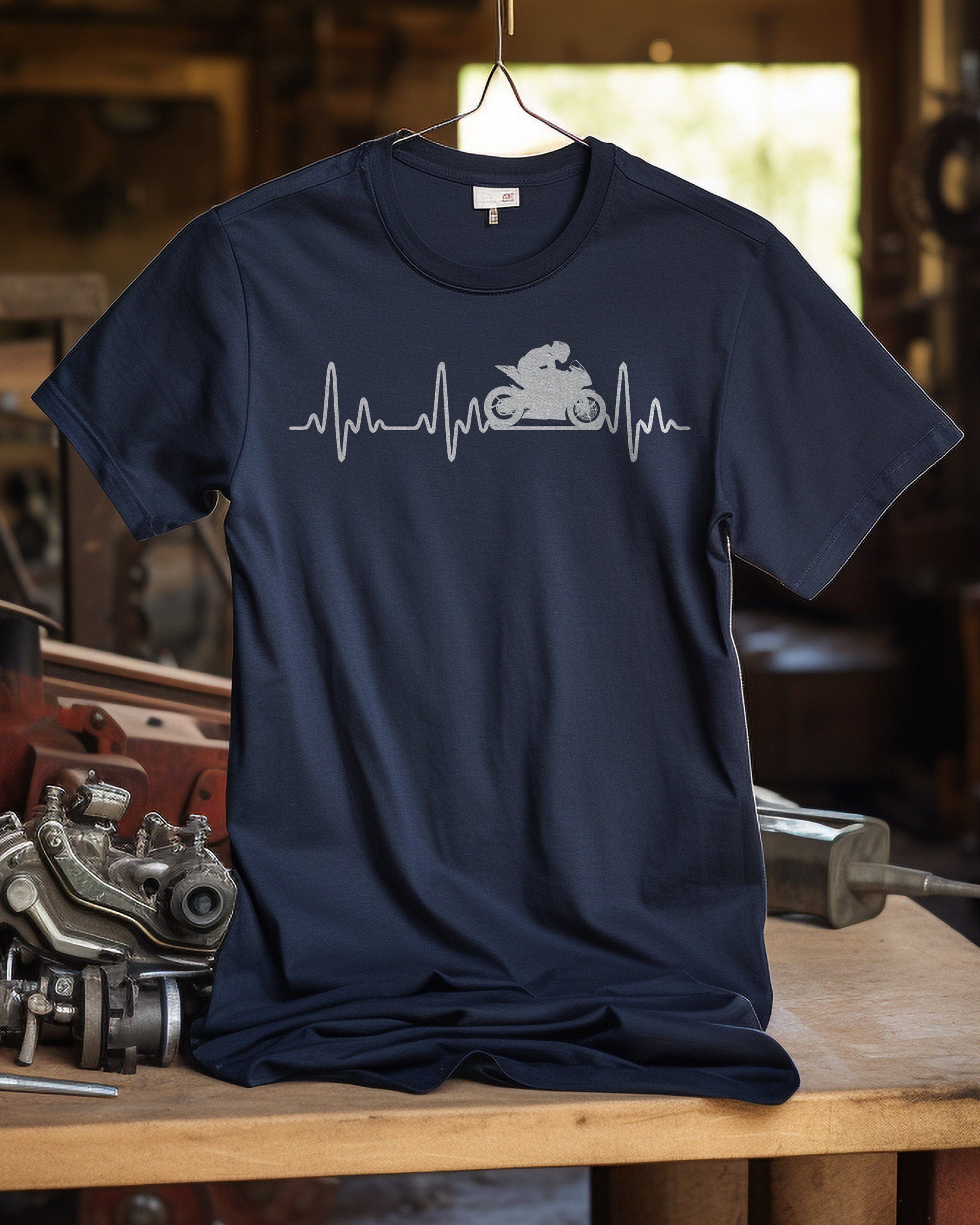Sports Bike Heartbeat T-Shirt