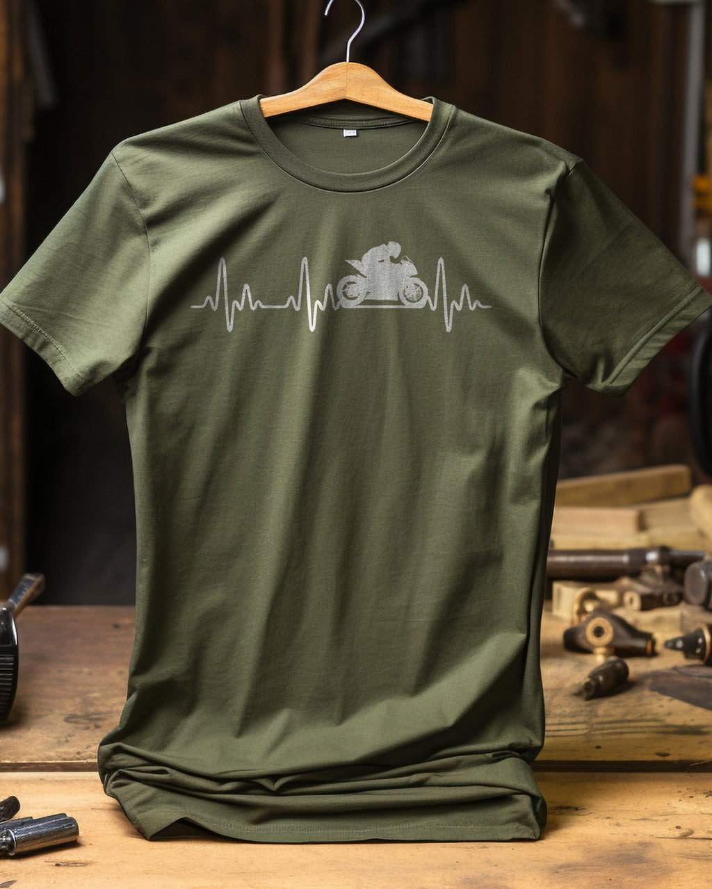 Sports Bike Heartbeat T-Shirt