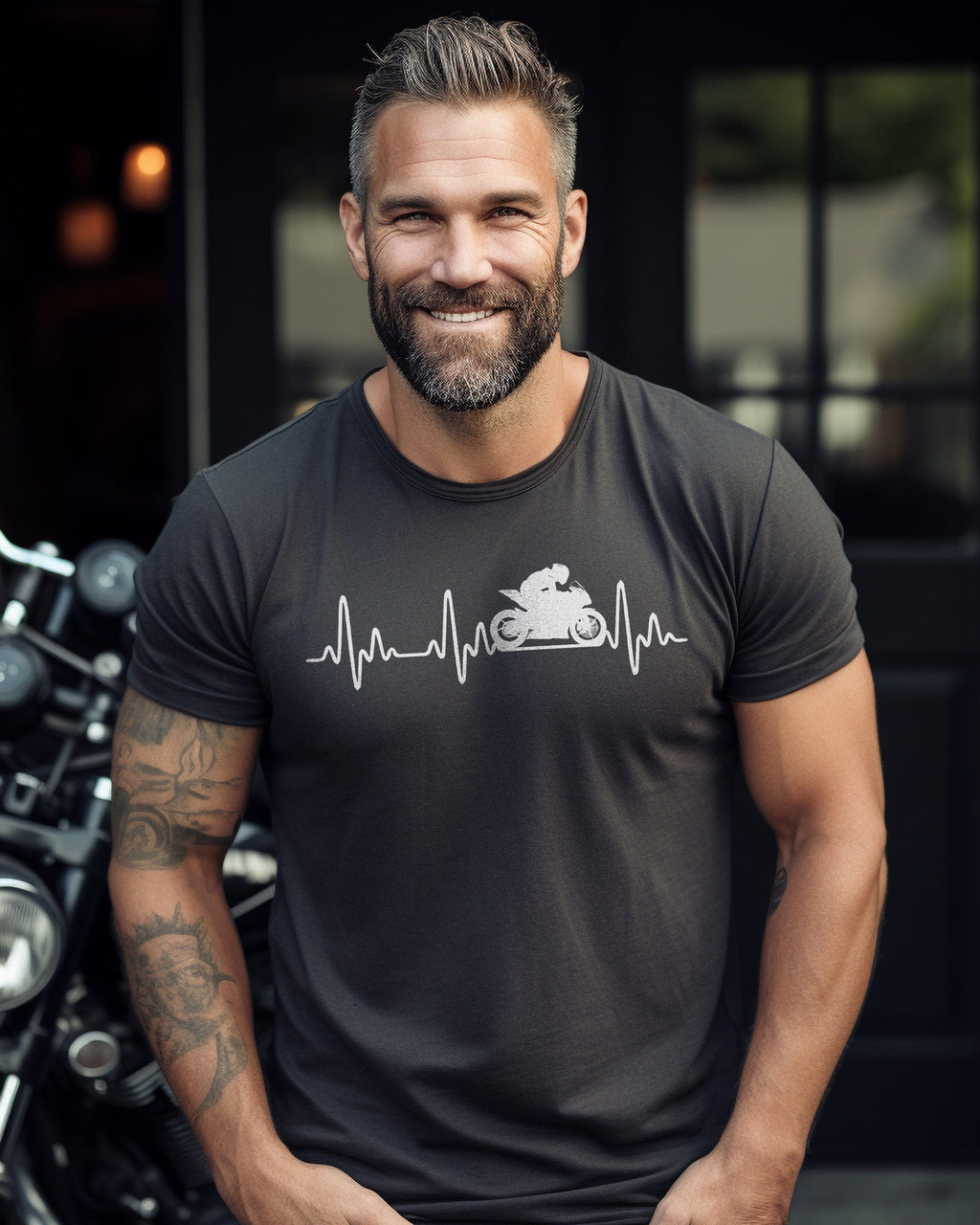 Sports Bike Heartbeat T-Shirt