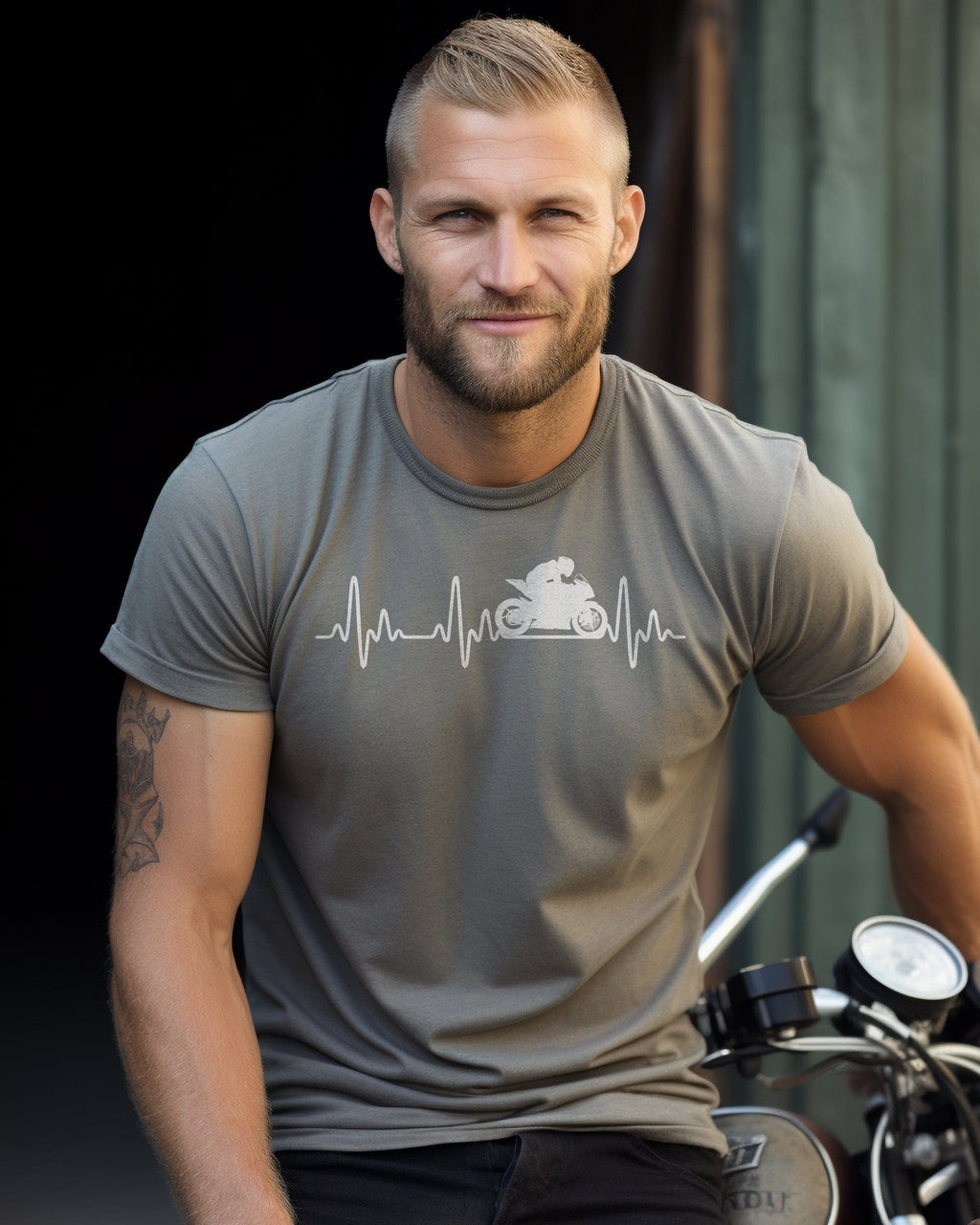 Sports Bike Heartbeat T-Shirt