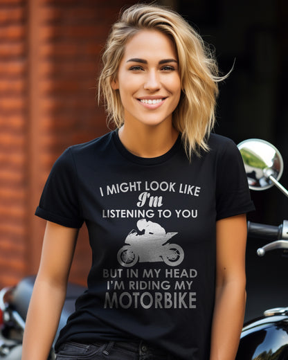 Look Like Listening Sportsbike T-Shirt