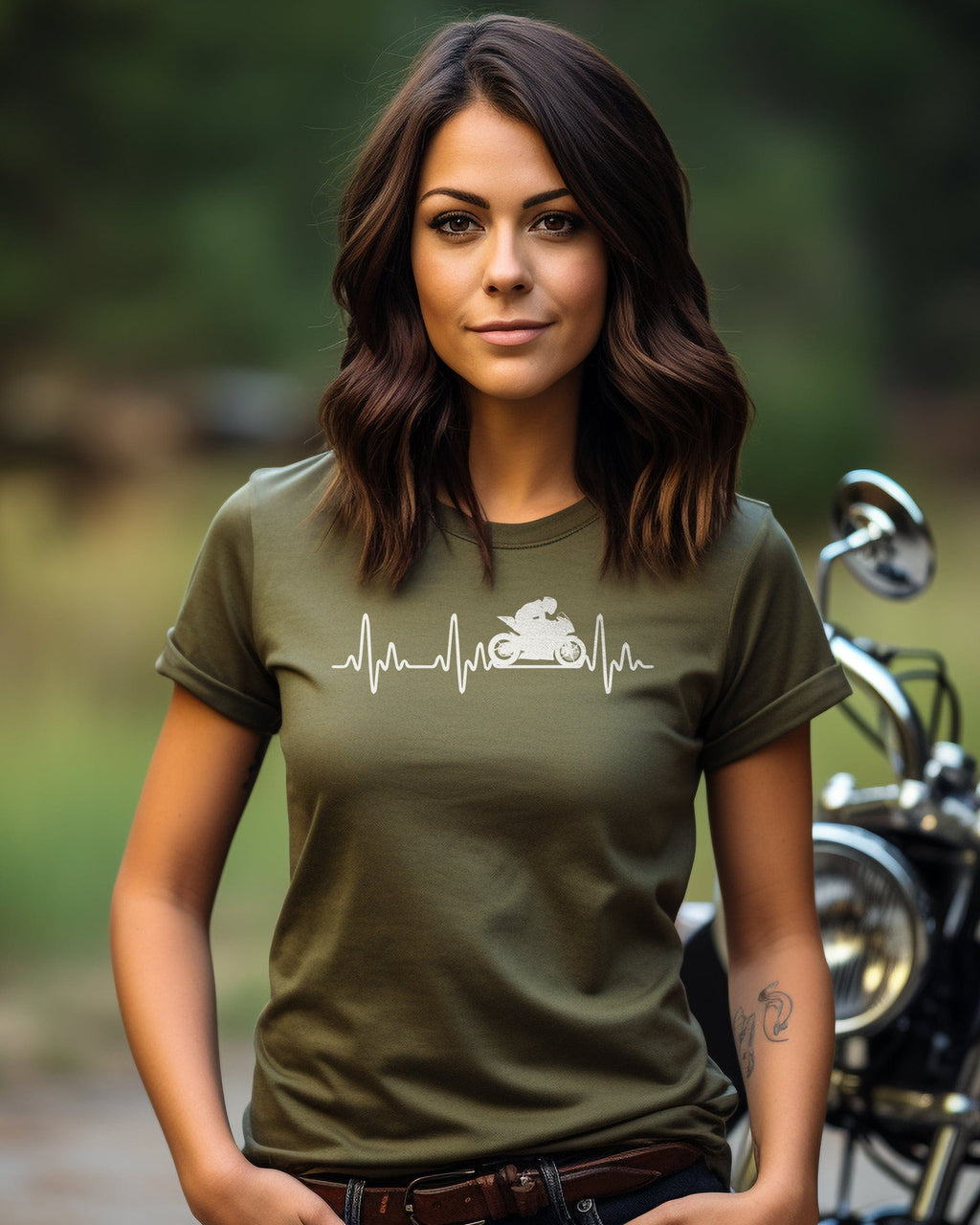 Sports Bike Heartbeat T-Shirt